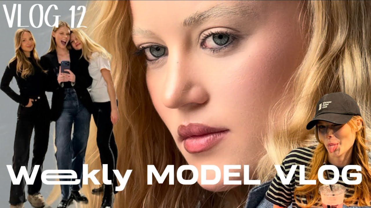 Model Life Weekly Vlog | Testy zdjęciowe, praca, friends & matcha