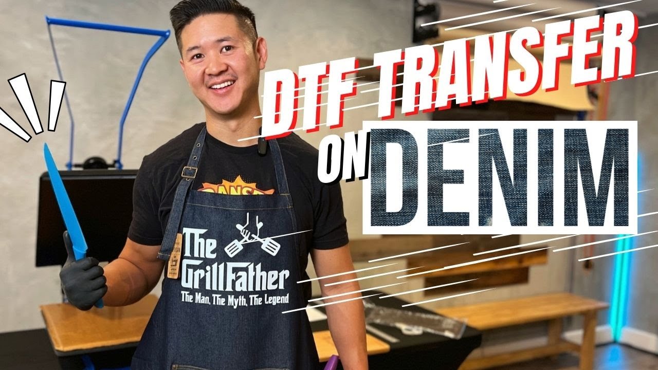 Using DTF Heat Transfers on DENIM | RP126 Apron by Reprime