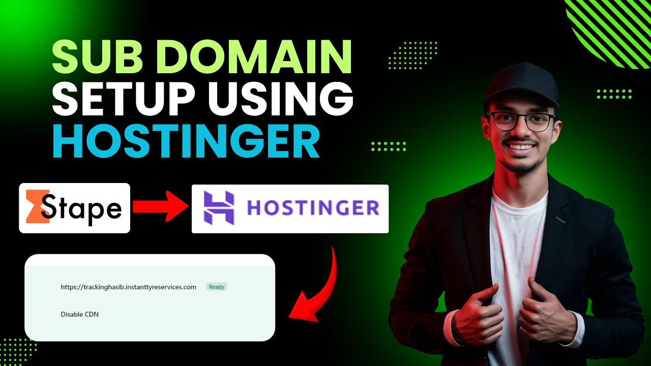 How to Create Sub Domain Using Hostinger By Stape | Learn Sub Domain Setup in Hostinger 2024