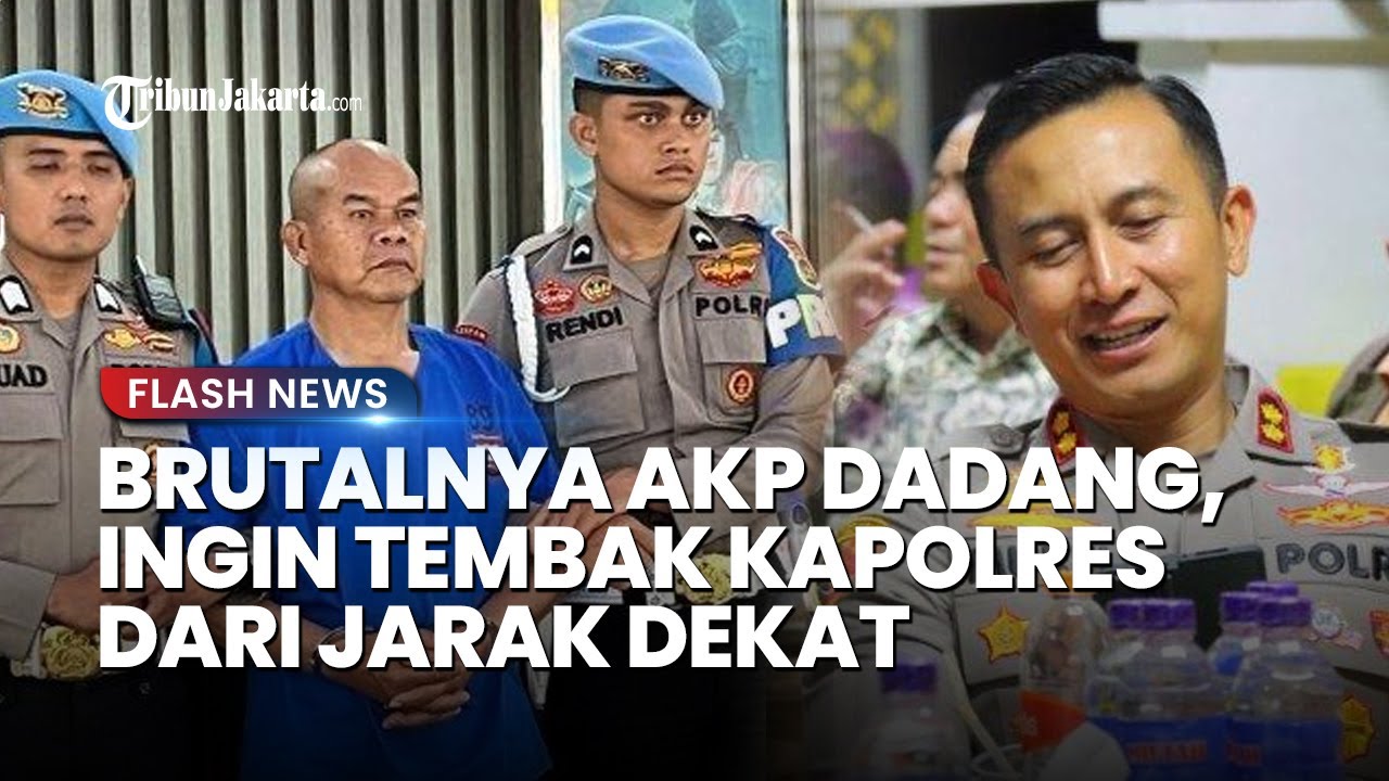 Kejamnya AKP Dadang: Kapolres Solok Selatan Ingin Ditembak Jarak Dekat usai Tembak Mati AKP Ryanto