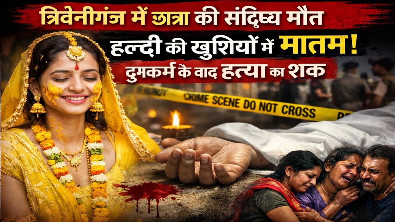 त्रिवेणीगंज थाना क्षेत्र में18वर्षीय छात्रा का शव लटका मिला पूरे गांव में मातम पसरा,पुलिस जॉच म जुटी