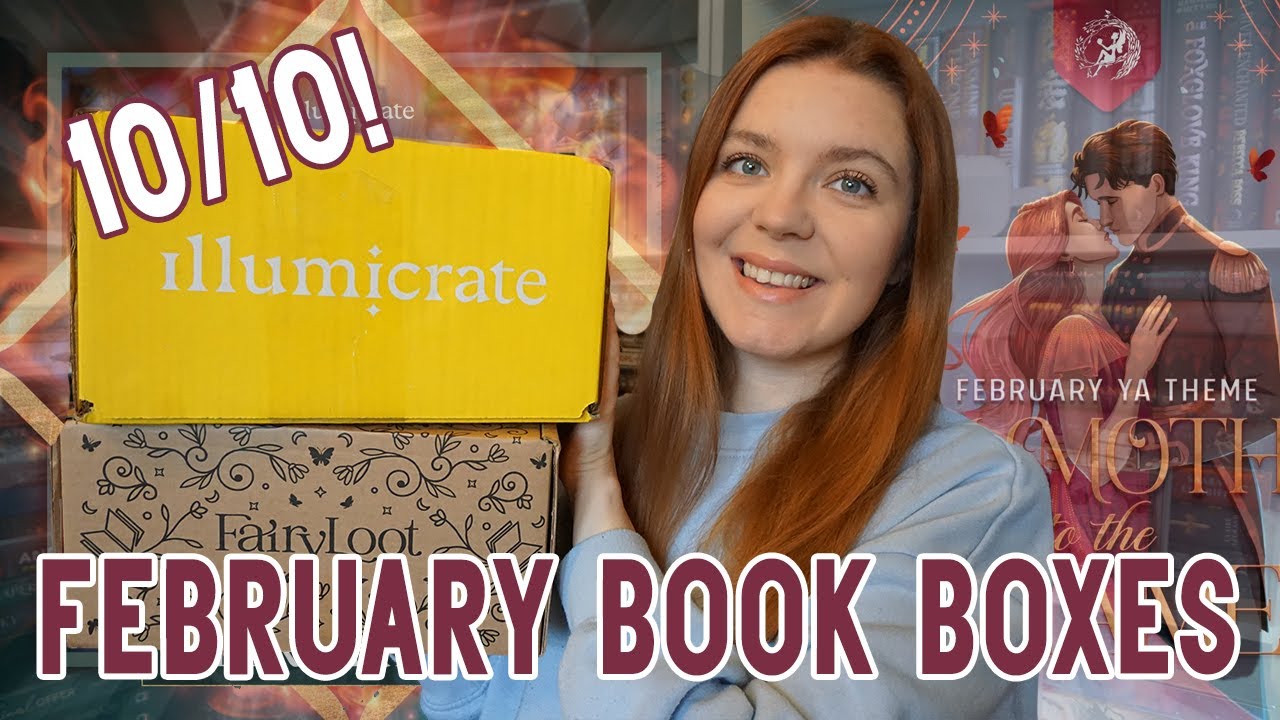 Unboxing A Moth to the Flame and Caged Hearts | Fairyloot and Illumicrate  Feburary 2024