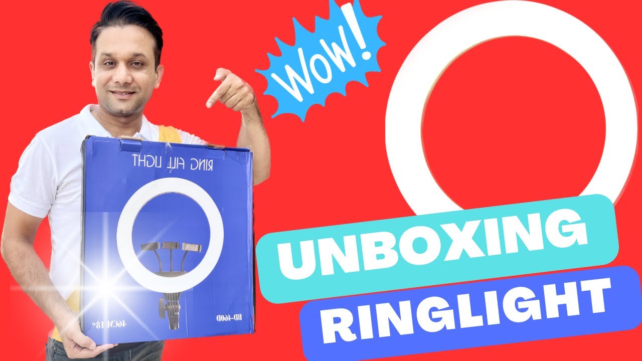 18” Ring Light Unboxing & Review | Urdu/Hindi | Ijaz Bashir