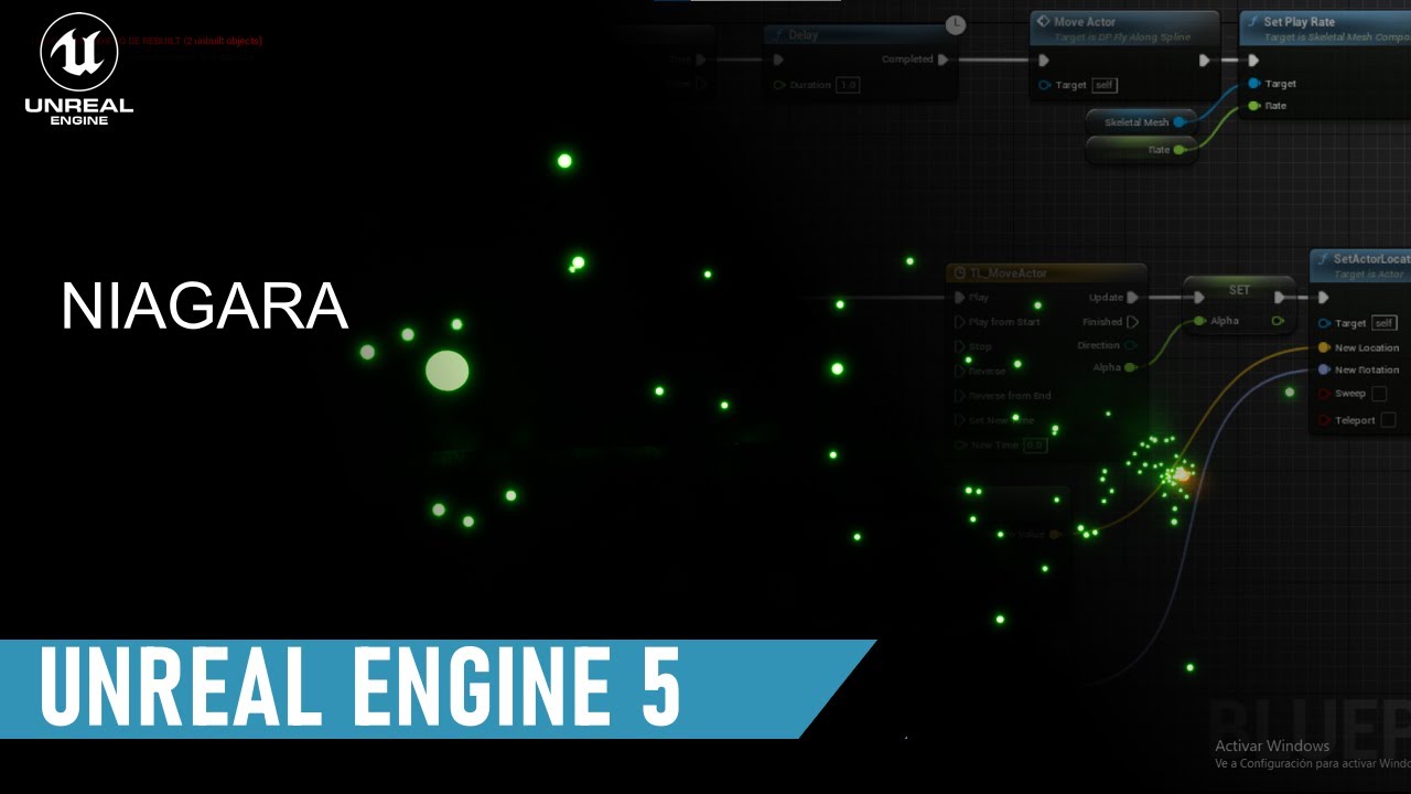 UNREAL ENGINE 5 Niagara y Blueprints (NIAGARA V)Tutoriales 