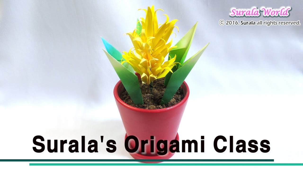Origami - Hyacinth (flower)