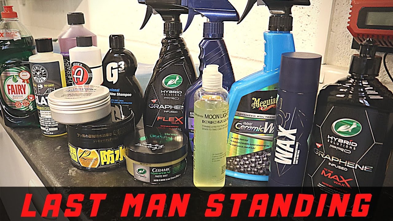 Turtle Wax Ceramic Graphene Wax V Meguiars HCW V Fusso Coat V 303 Graphene V Bilt Hamber V Gyeon Wax