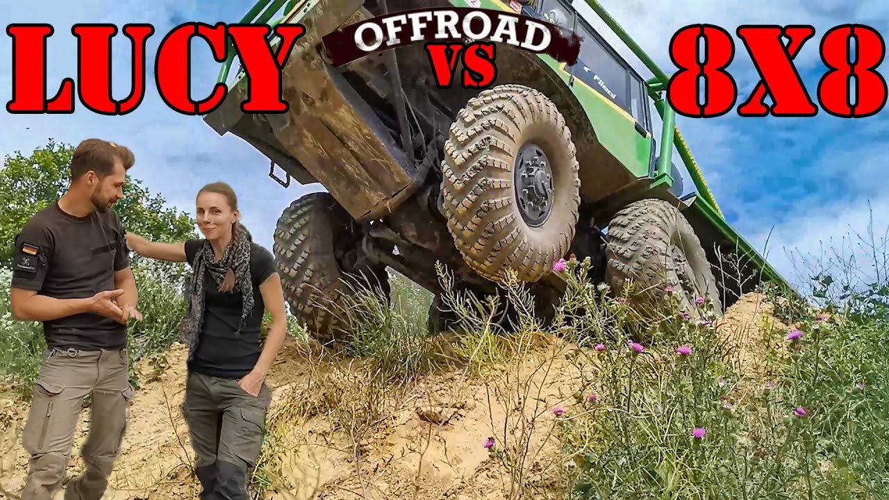 Luci VS 8x8 Offroad I 45 Kilo Frau gegen 10 Tonnen LKW I Offroad der besonderen Art