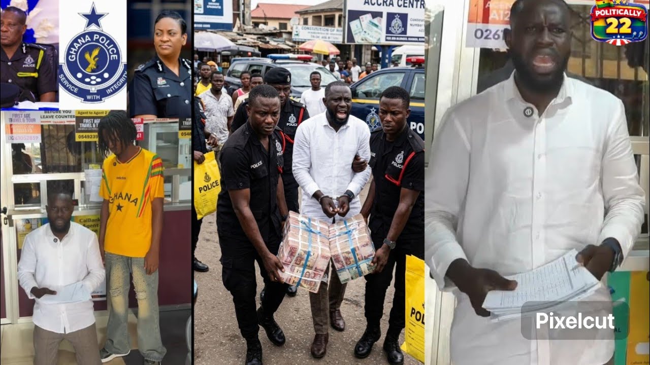 “Shock in Ghana: Police Take MoMo Vendor’s GHC 400,000 😳 IGP Launches Probe”