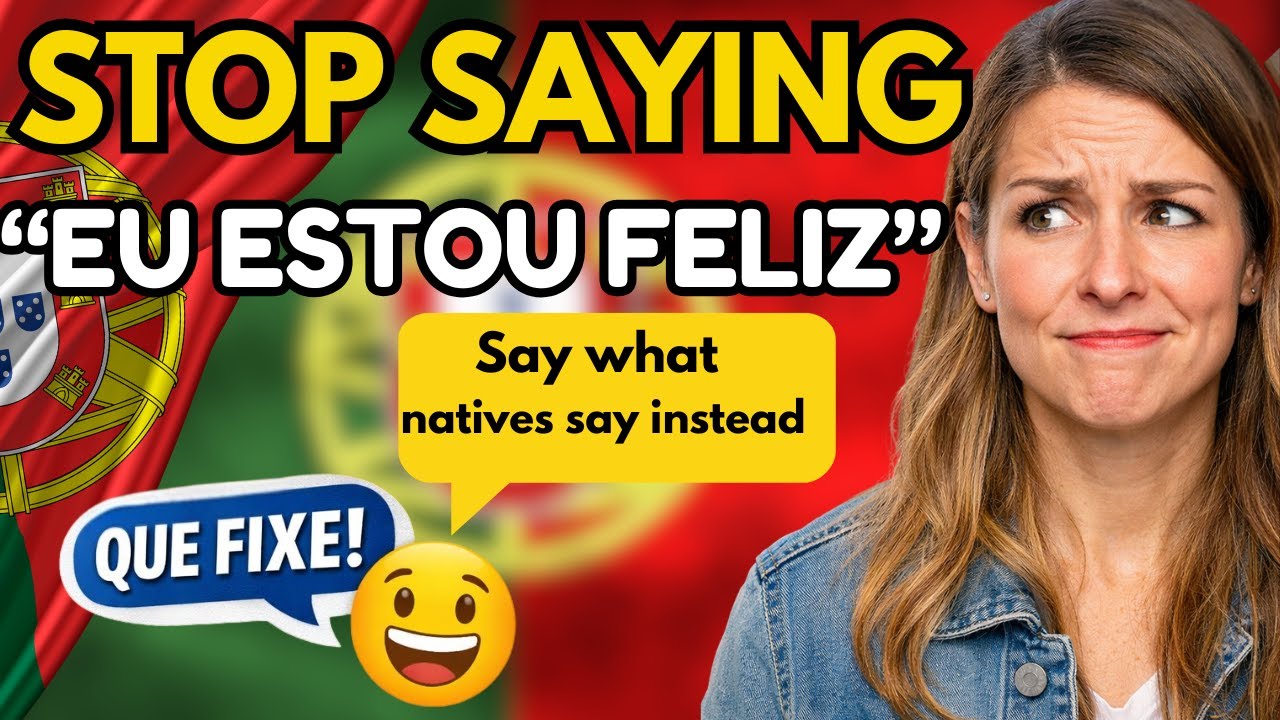 You React Wrong in Portuguese: 6 Phrases Natives Actually Use (A2)