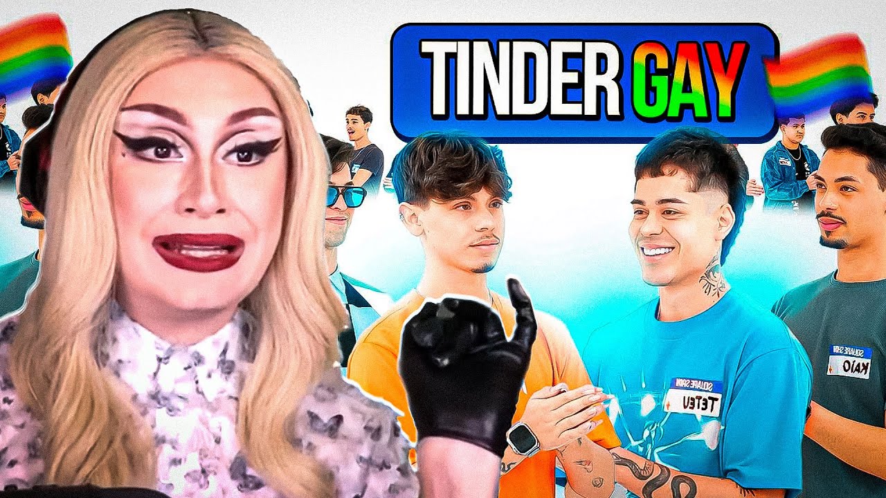 React TINDER NA VIDA REAL COM GAYS! 🏳️‍🌈💙 EP 03! | MANDY MESS CORTES