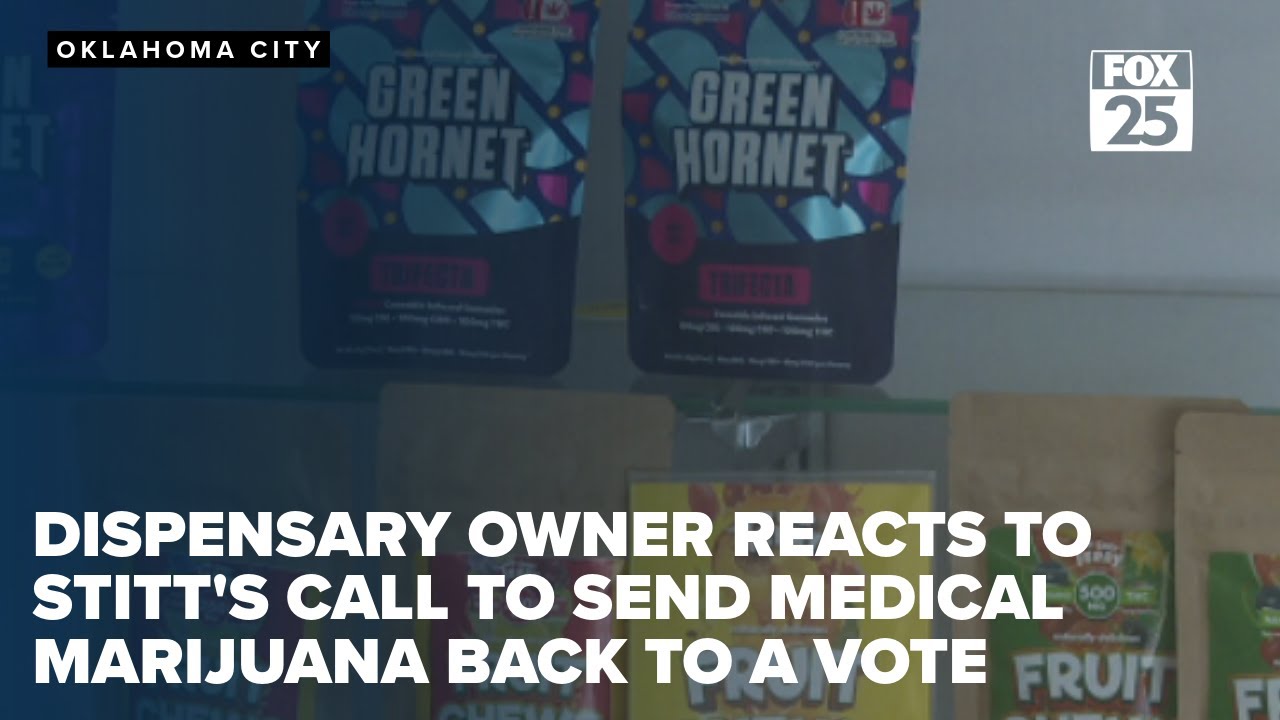 Dispensary owner reacts to Stitt's call to send medical marijuana back to a vote