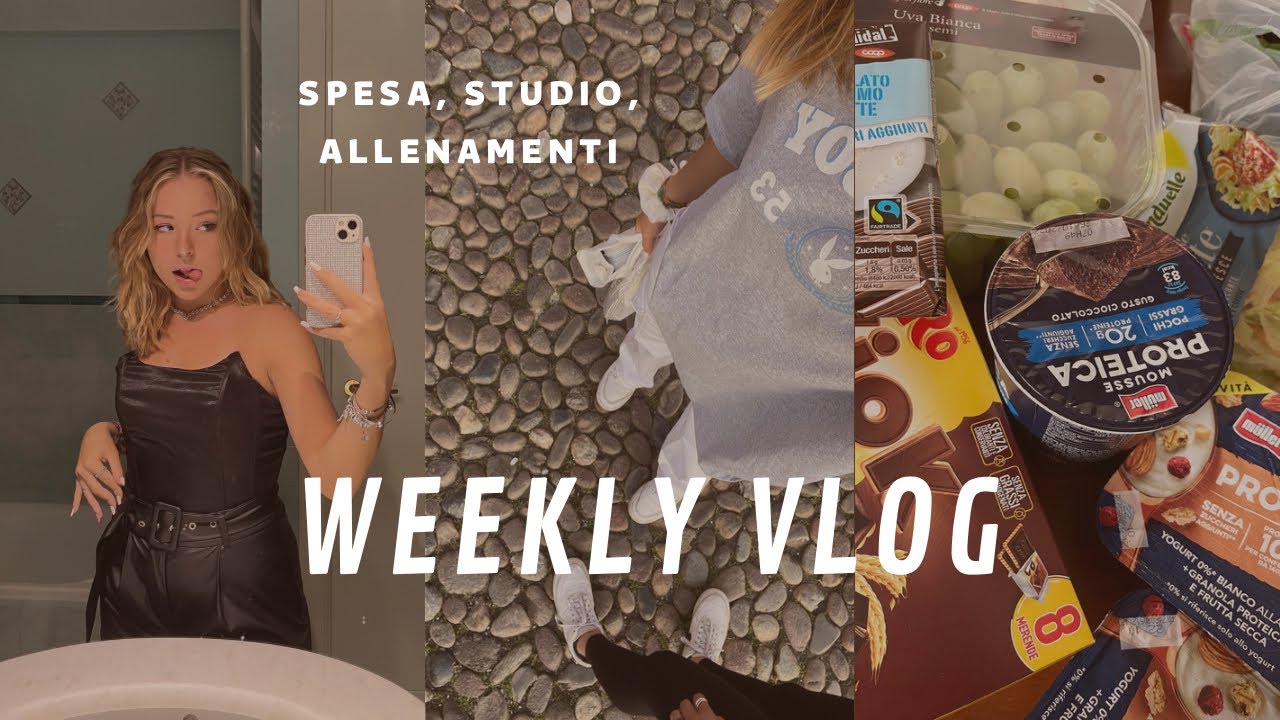 VADO A VOTARE PER LA PRIMA VOLTA, SPESA E TANTI ALLENAMENTI - Weekly Vlog || FC