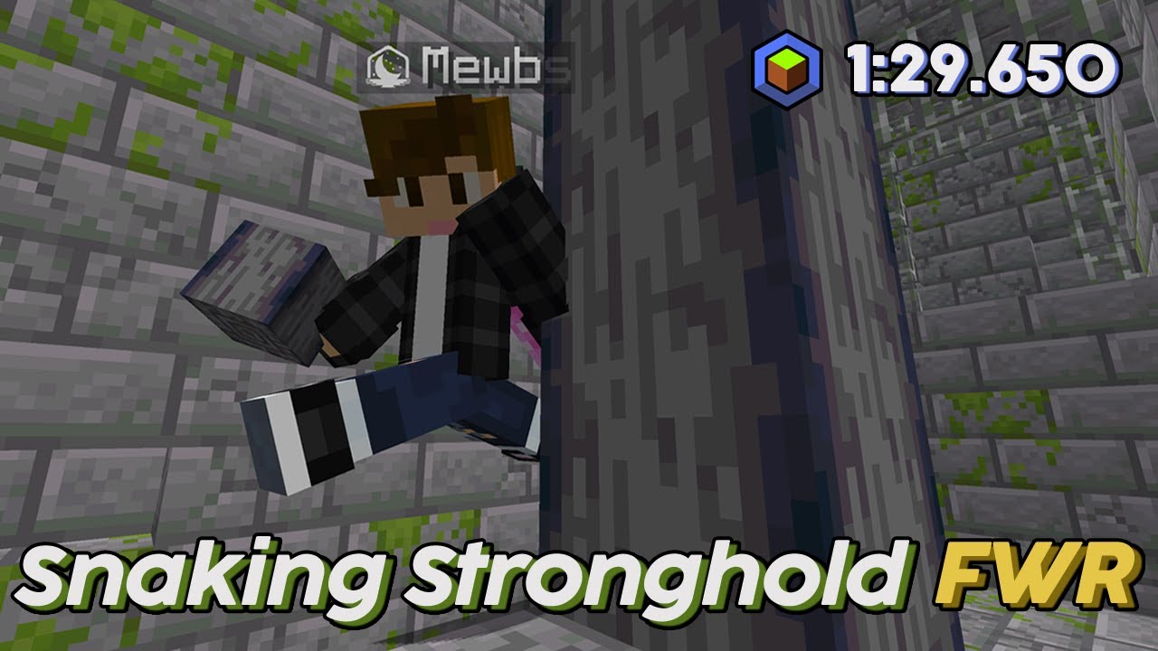 Snaking Stronghold Former World Record [1:29.650s] - Hollow Cube Parkour