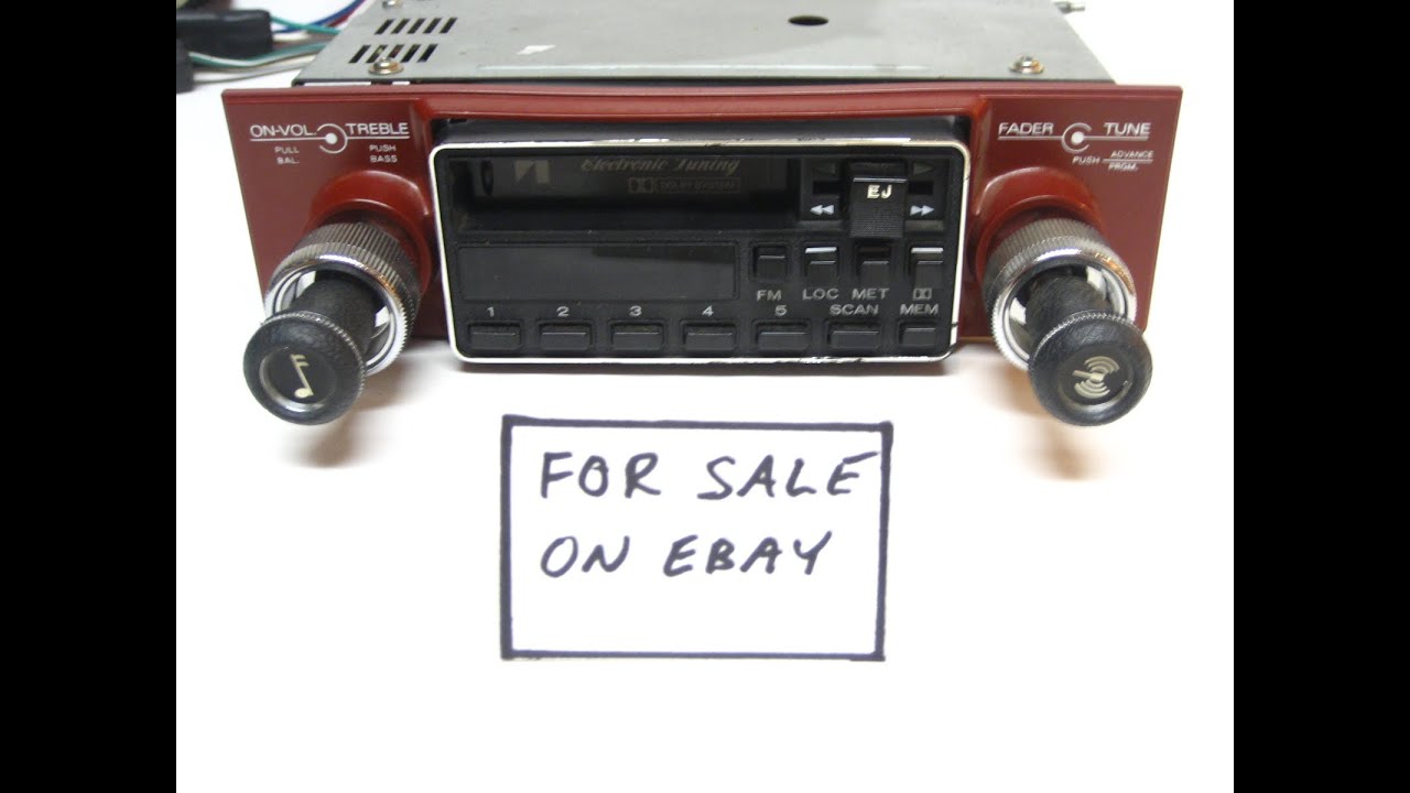 jbxjjeeptape Jeep radio with cassette player for sale on Ebay