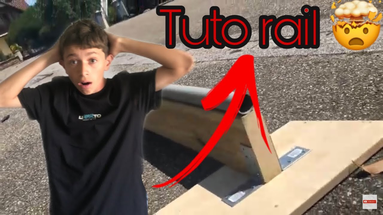 TUTO: Comment construire un rail pour 20€ (ROLLER,TROTTINETTE,SKATE,BMX)