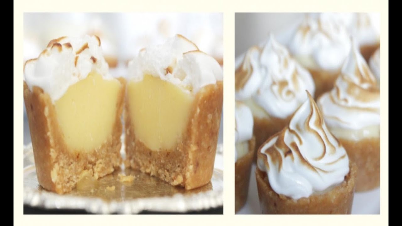 Recette - Mini Tartelettes au citron meringuée : la recette inratable et facile -lemon pie-