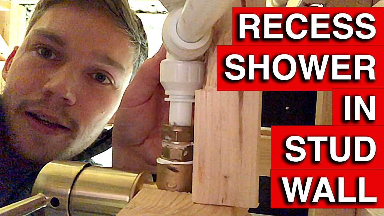 How to Fit Concealed / Recessed Shower Mixer Valve & Taps | How to Build a Shepherds Hut EP12
