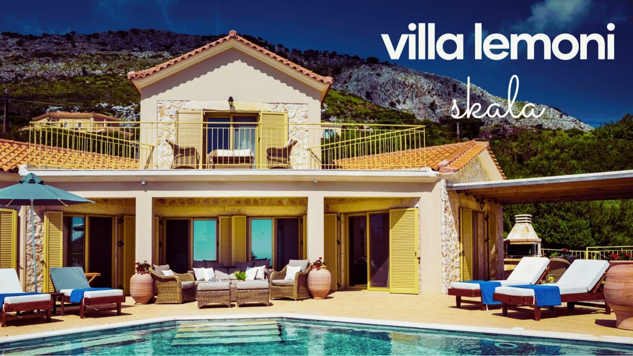 Villa in Kefalonia Greece Tour - Villa Lemoni Skala