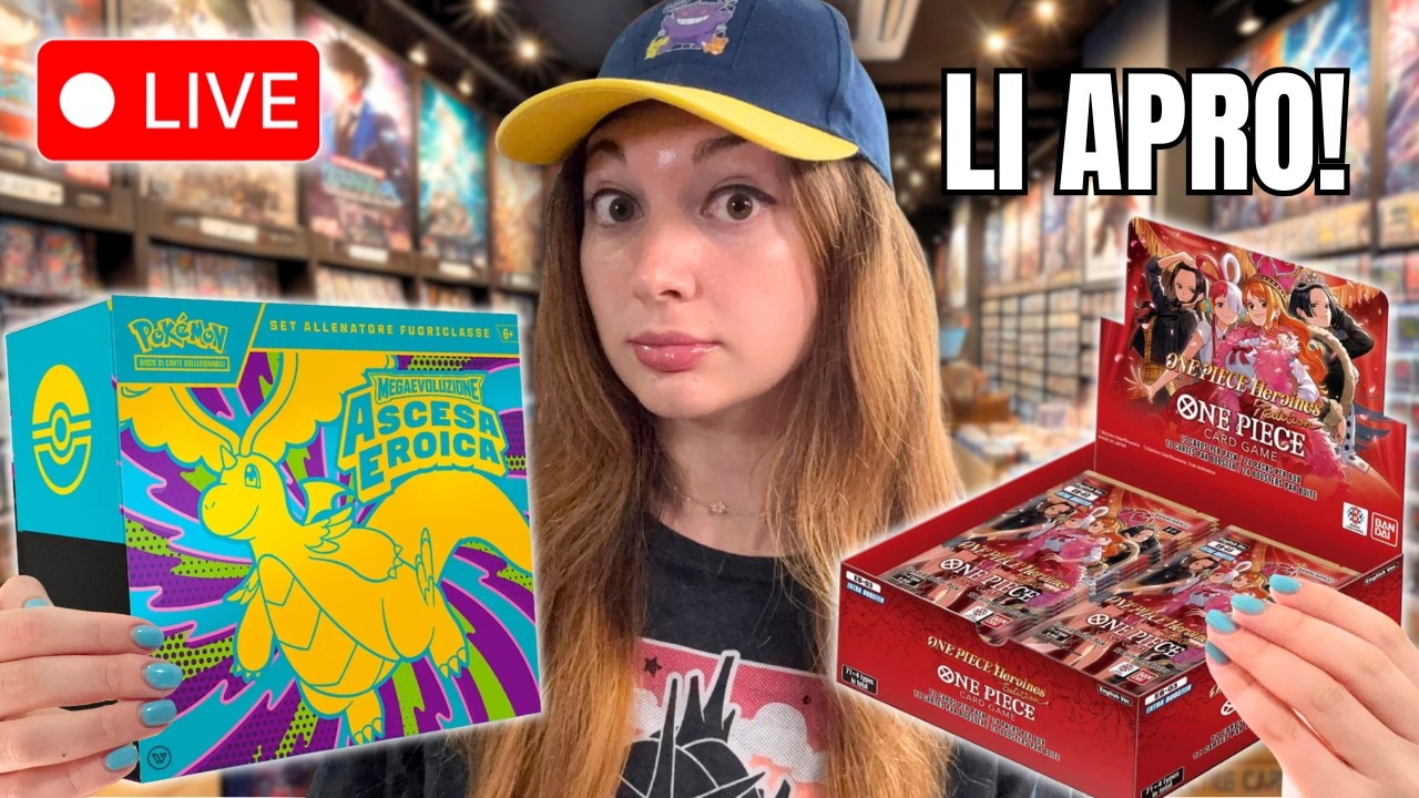 APRO GLI ETB POKEMON DI ASCESA EROICA E ONE PIECE EB03