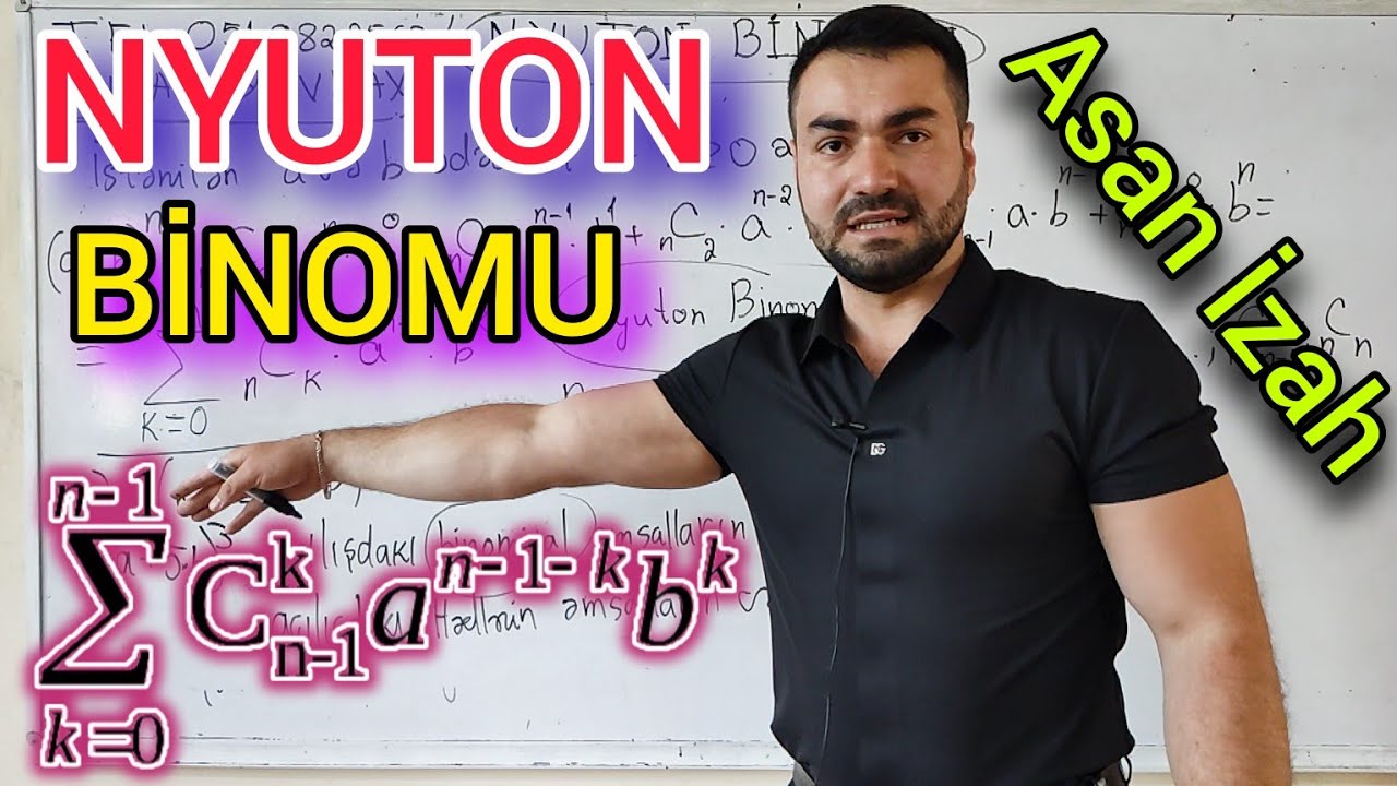 ✅🔺 Nyuton Binomu , Binomiyal əmsalların xassələri , Tusi-Paskal üçbucağı asan izah #riyaziyyat #dim