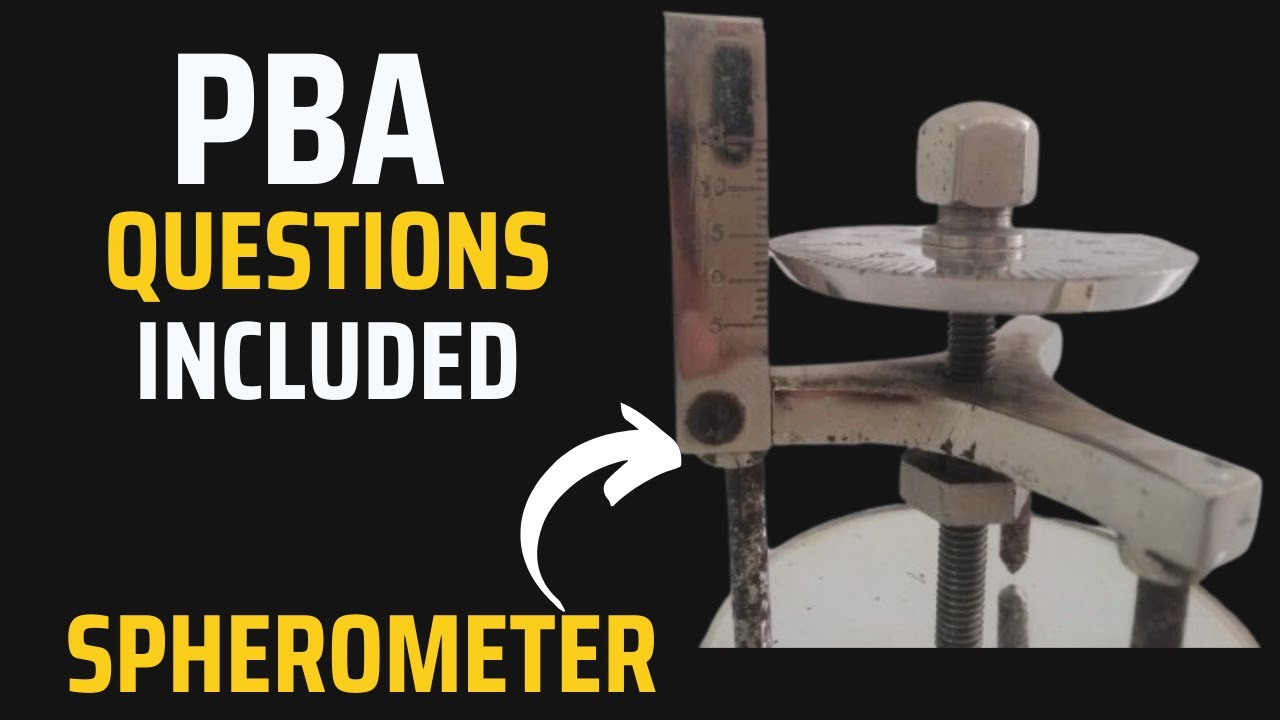 How to use a spherometer | Radius of curvature | Physics XI in urdu