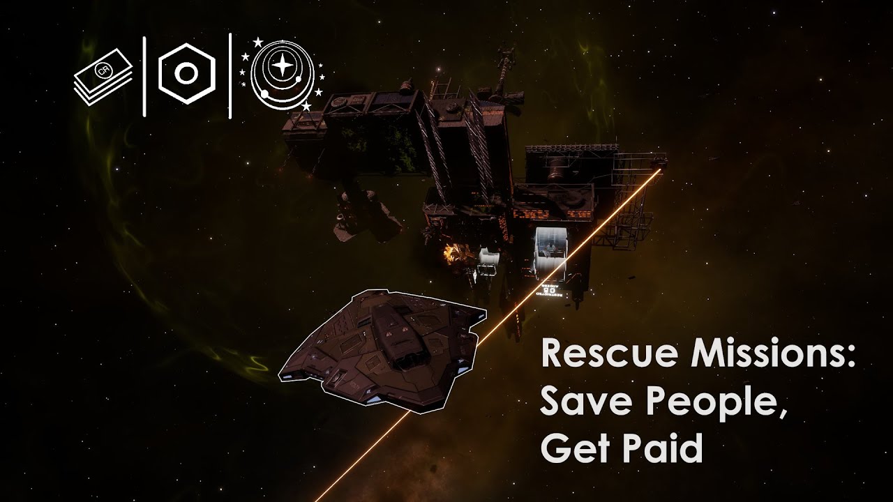Elite Dangerous - Easy Credits, Rank, and Reputation with Rescue Missions