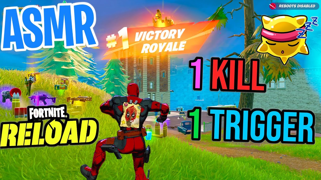 ASMR Gaming 😴 Fortnite 1 Kill = 1 Trigger Relaxing Mouth Sounds 🎮🎧 Controller Sounds + Whispering 💤