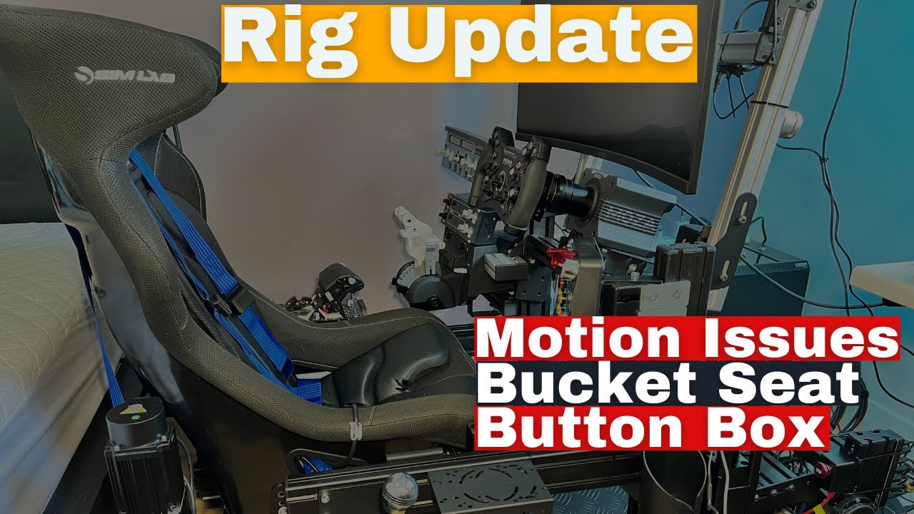 Rig Update - Issues with eRacing Lab Motion, new button box, new seat #simracing