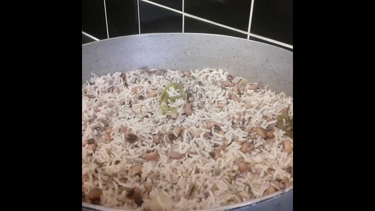 Caribbean Black Eye Peas /How To Make Black Eye Peas Rice In Natural Coconut Milk