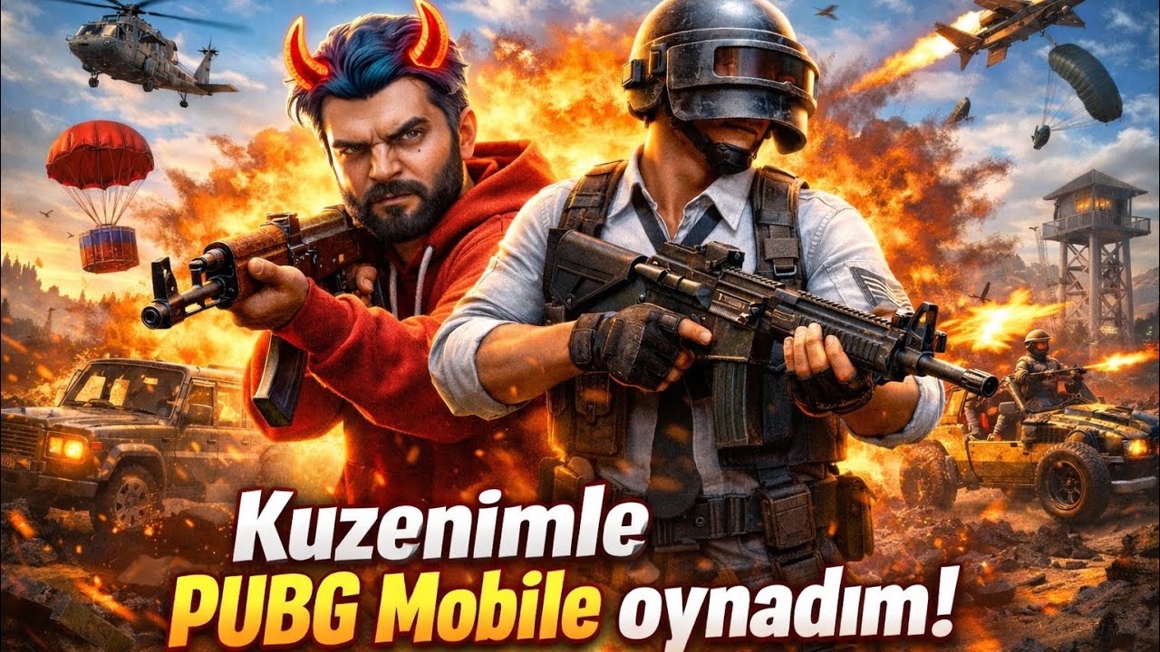 Kuzenimle pubg Mobile oynadık 😀😀