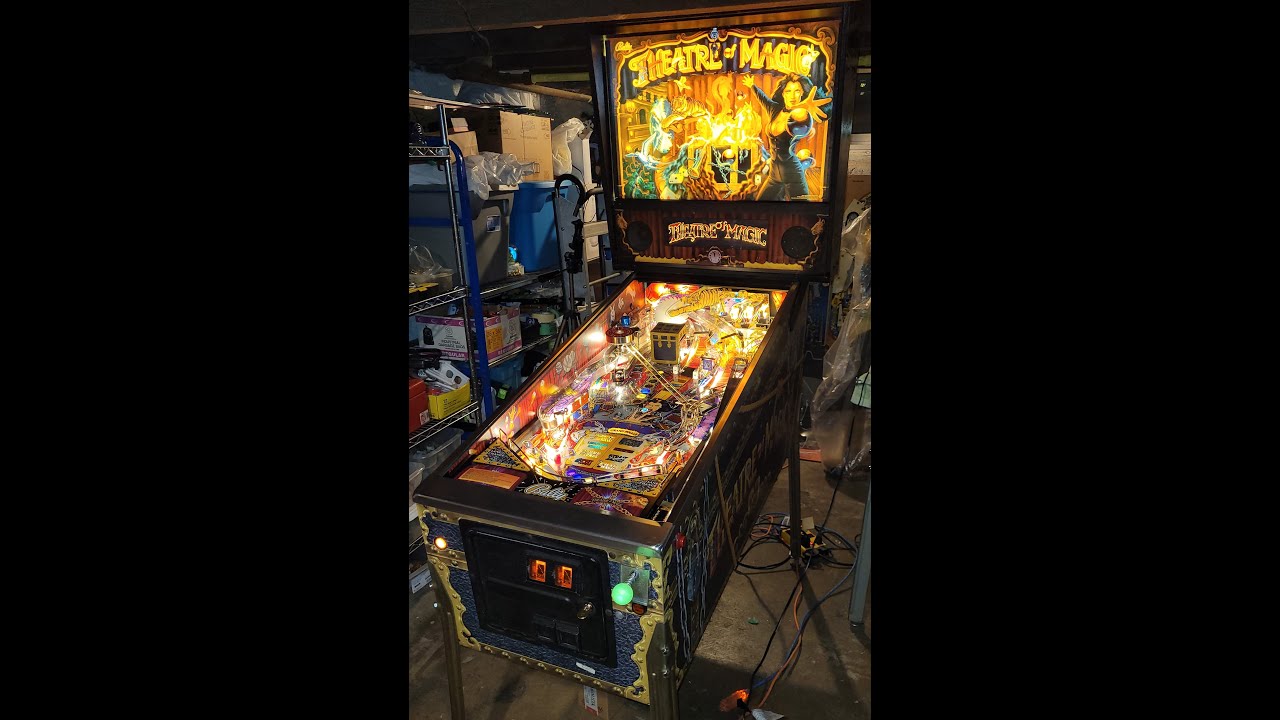 Part 7: Theatre of Magic Pinball Project Finished! Color DMD & Art Blades installed!