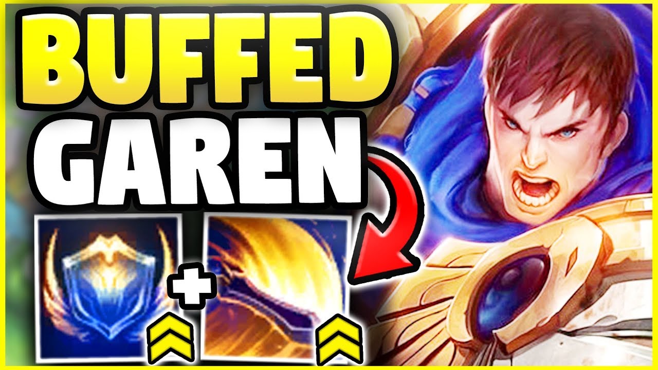 THESE NEW GAREN BUFFS WILL MAKE HIM 100% BROKEN IN TOP LANE! (NEW RUNES ARE BUSTED)
