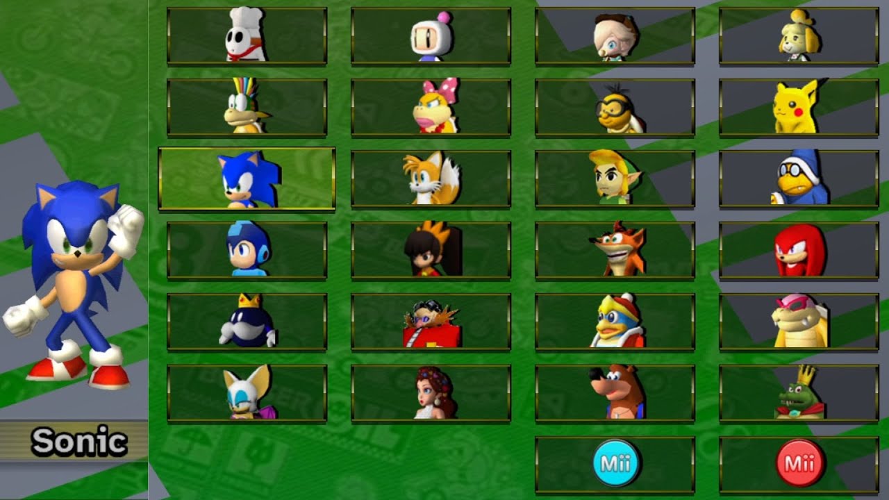 Mario Kart Wii Deluxe 6.0 (Green Edition) // All Playable Characters