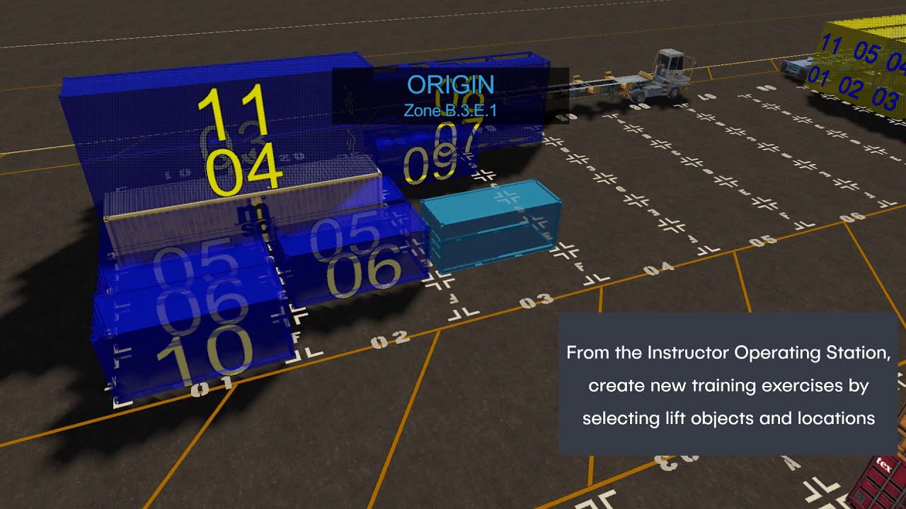 Exercise Builder for Port Simulator Operator Training | CM Labs Simulation