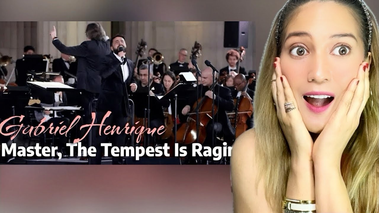 Reaction to Gabriel Henrique’s Live Performance of “Master, The Temptest is Raging” | wow!!!