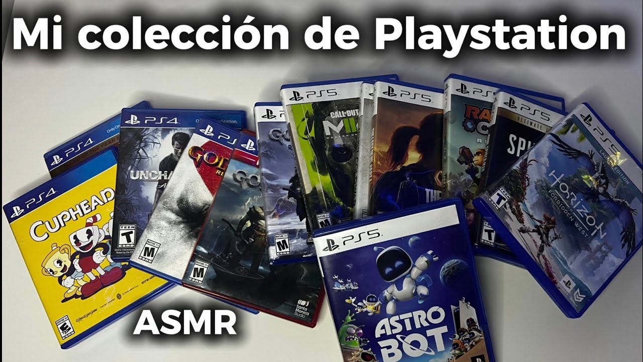 ASMR te enseño mi colección de videojuegos 🎮 