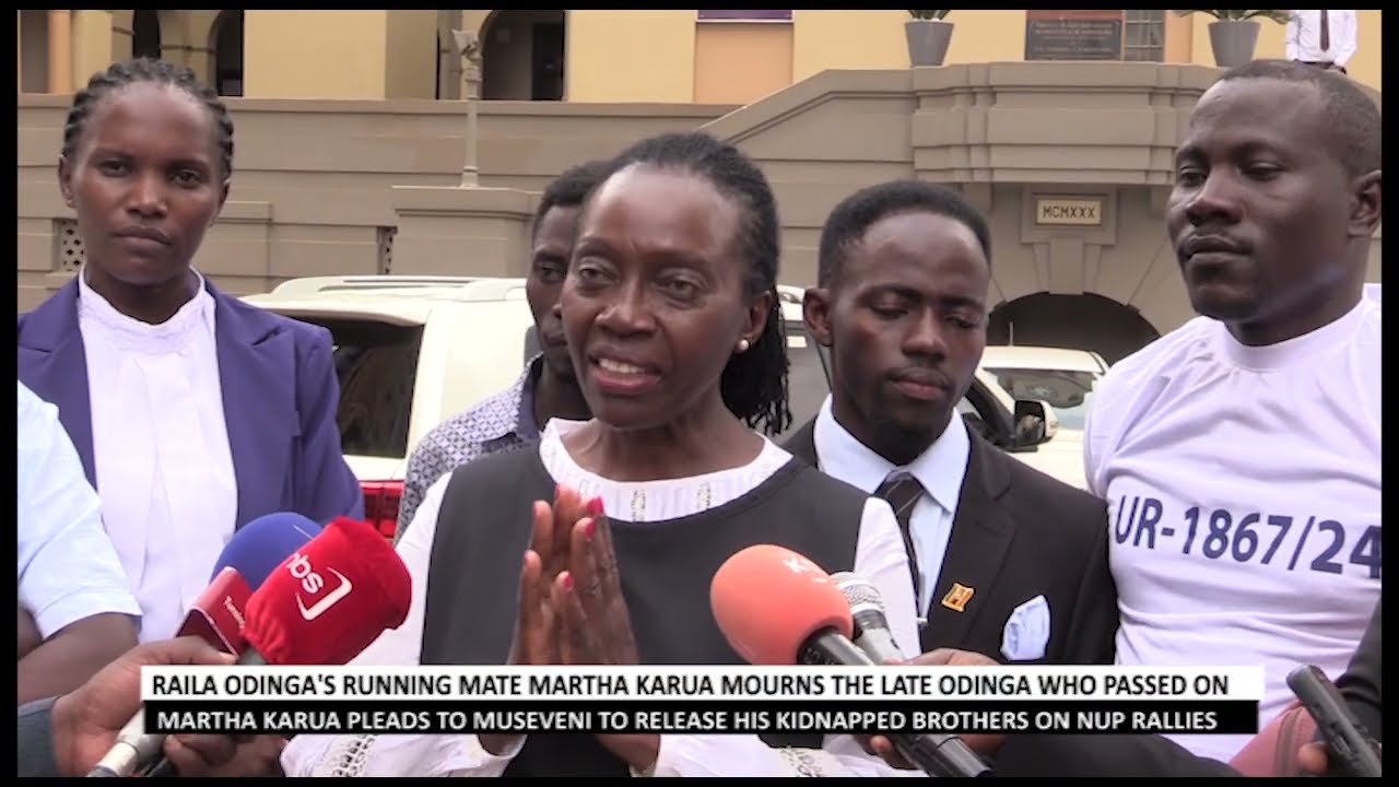 Марта Каруа просит Мусевени освободить его братьев, поскольку она оплакивает покойного Раилу Одингу