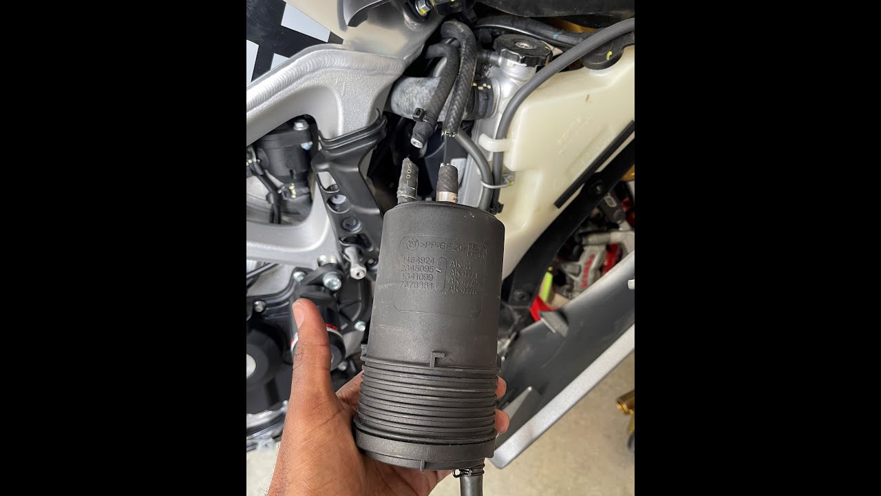 2016 Aprilia RSV4 EVAP Canister Removal