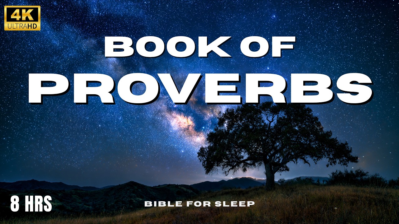 LIVE Audio Bible: Fall Asleep with the Book of Proverbs | Calming Scripture for Deep Sleep