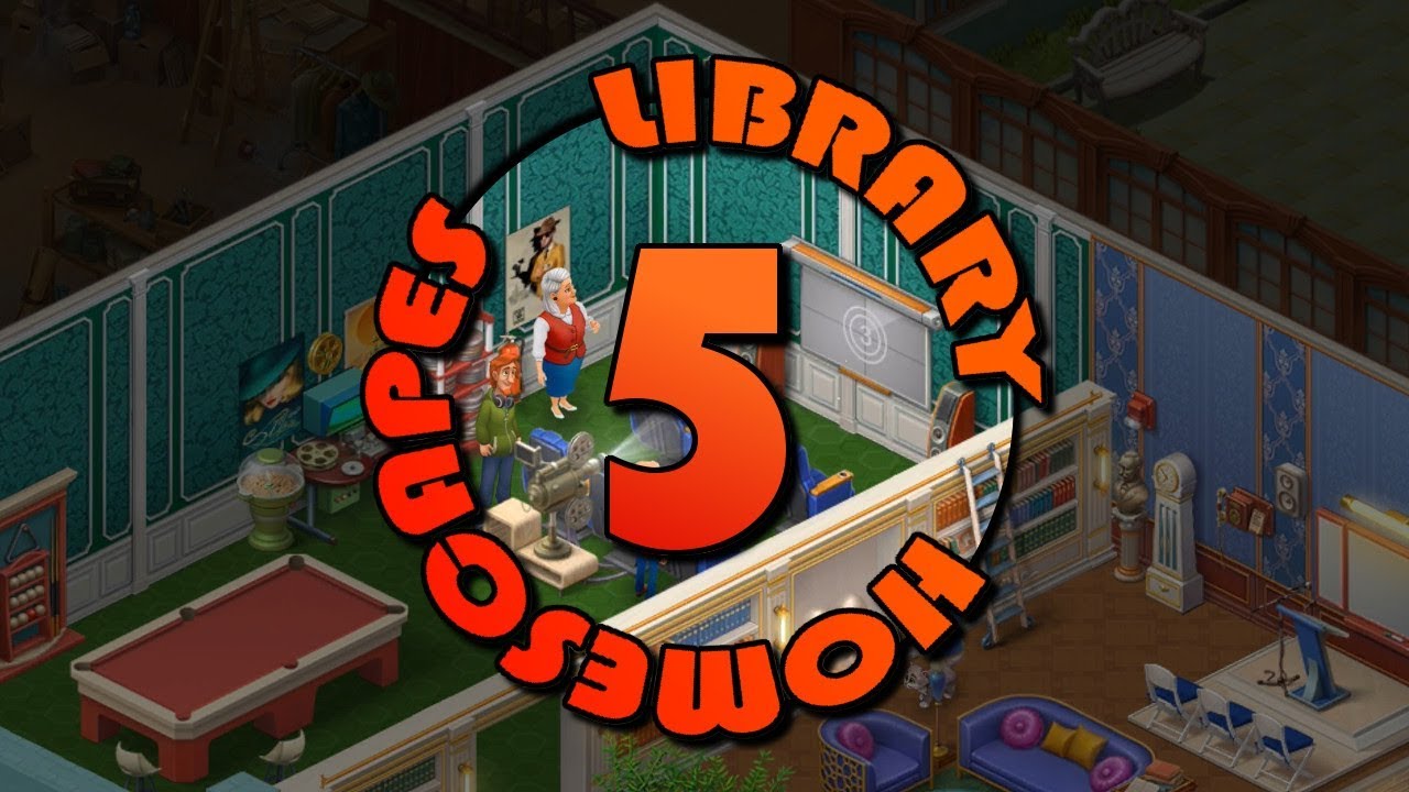 HOMESCAPES - LIBRARY - DAY 5