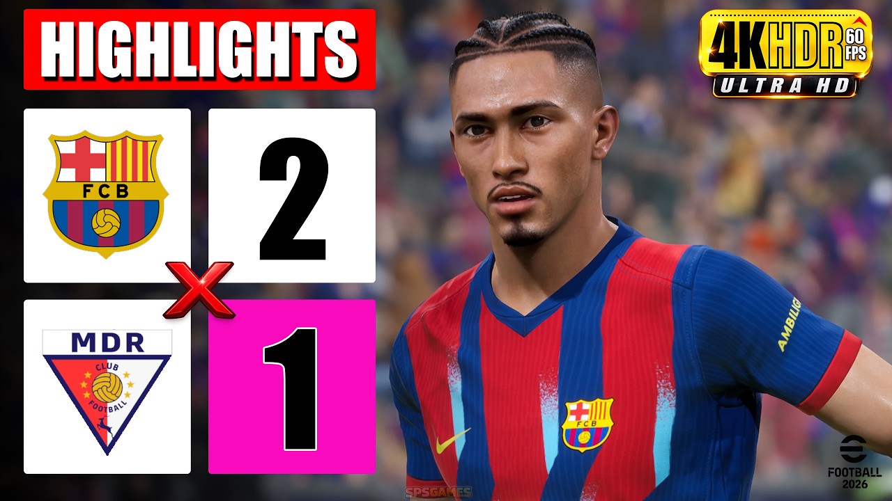 eFootball 2026 Highlights - Barcelona vs Atlético Madrid (PS5) 4K | Official Team