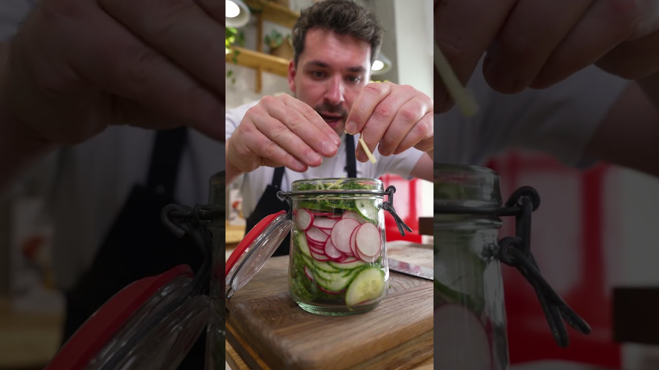 Gurkensalat in 5 Minuten 🥒