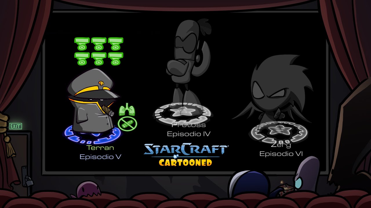 🌟Starcraft: Cartooned🎨- Episodio V: Terran - Campaña Completa en Español Latino