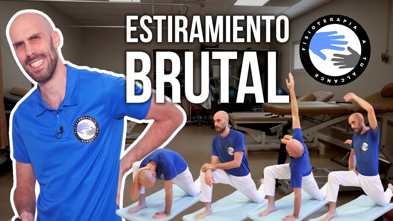 Estiramiento brutal de cadera y lumbares en menos de 3 minutos