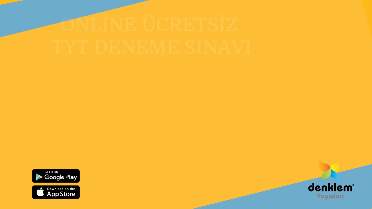 ONLİNE  &Uuml;CRETSİZ TYT DENEME SINAVI