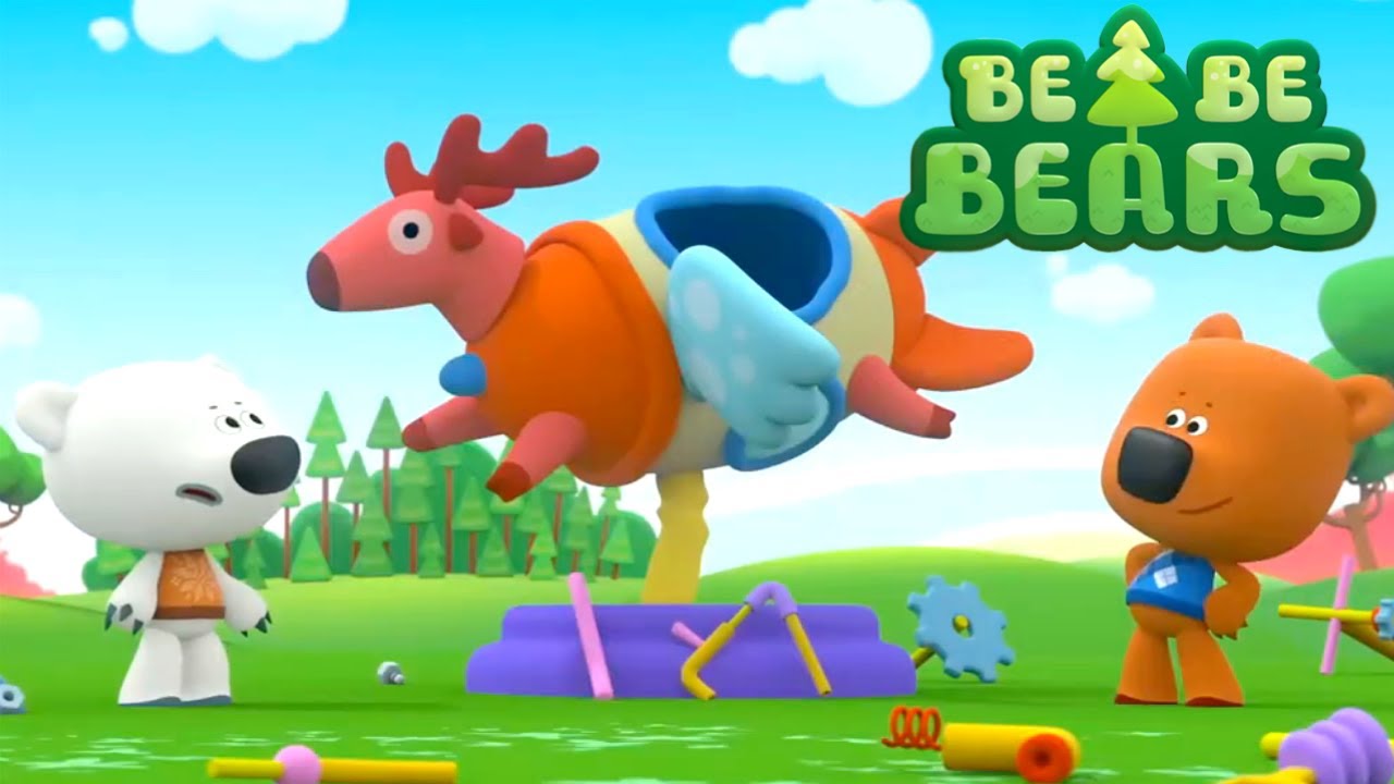 Bjorn e Bucky - BeBeBears - Construção divertida ✨  Desenhos Animados Para Bebês