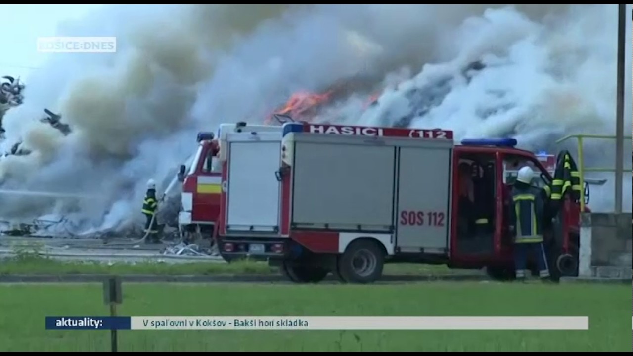 Požiar v spaľovni