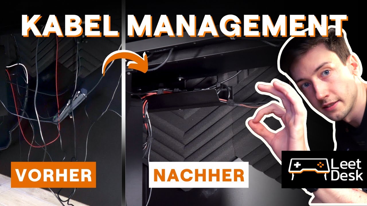 Kabelmanagement am Schreibtisch | In 9 einfachen Schritten [TUTORIAL & TIPPS]