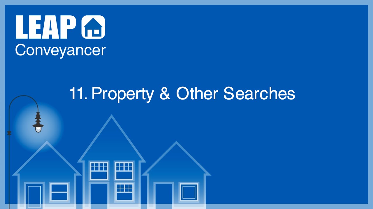 LEAP Conveyancer Training - Property & Other Searches