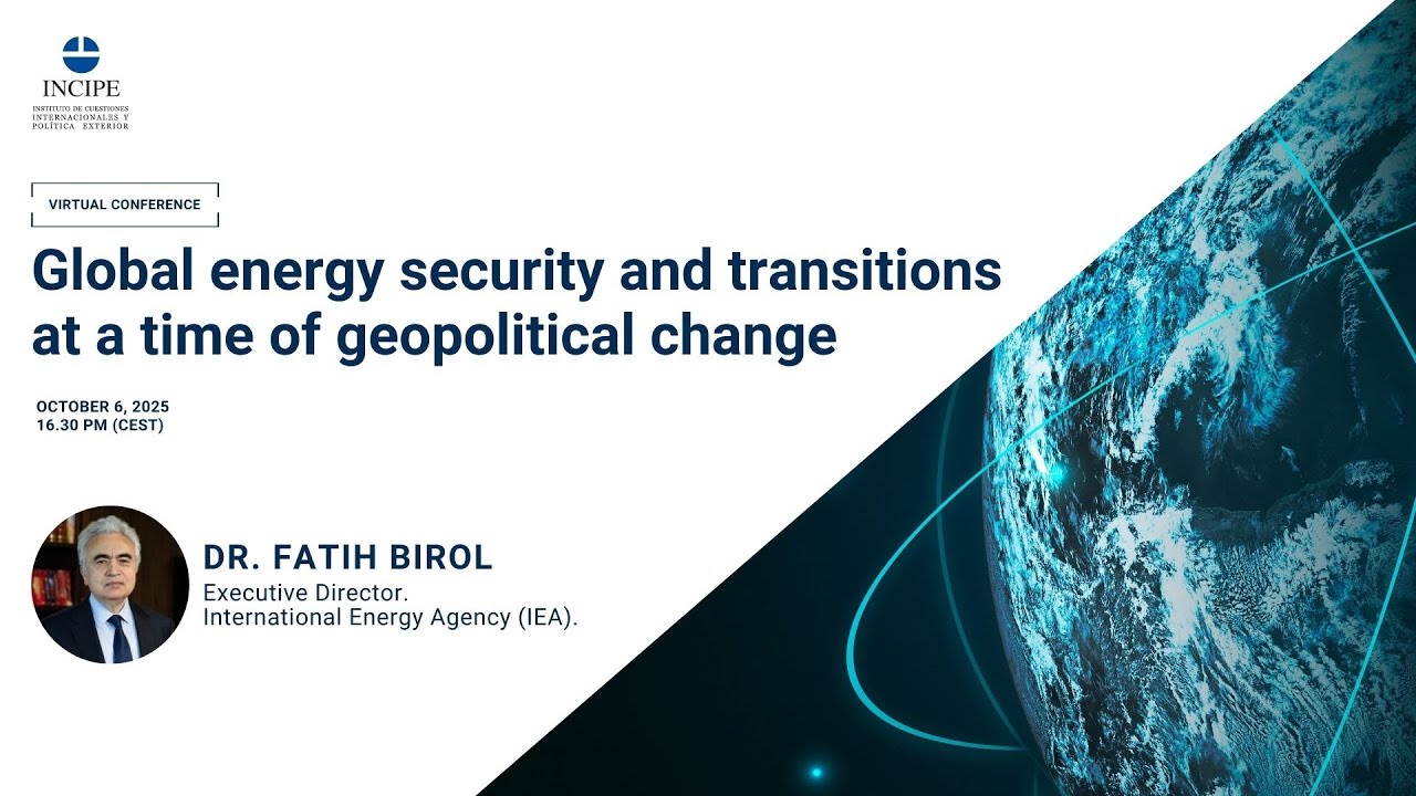 Global energy security and transitions at a time of geopolitical change